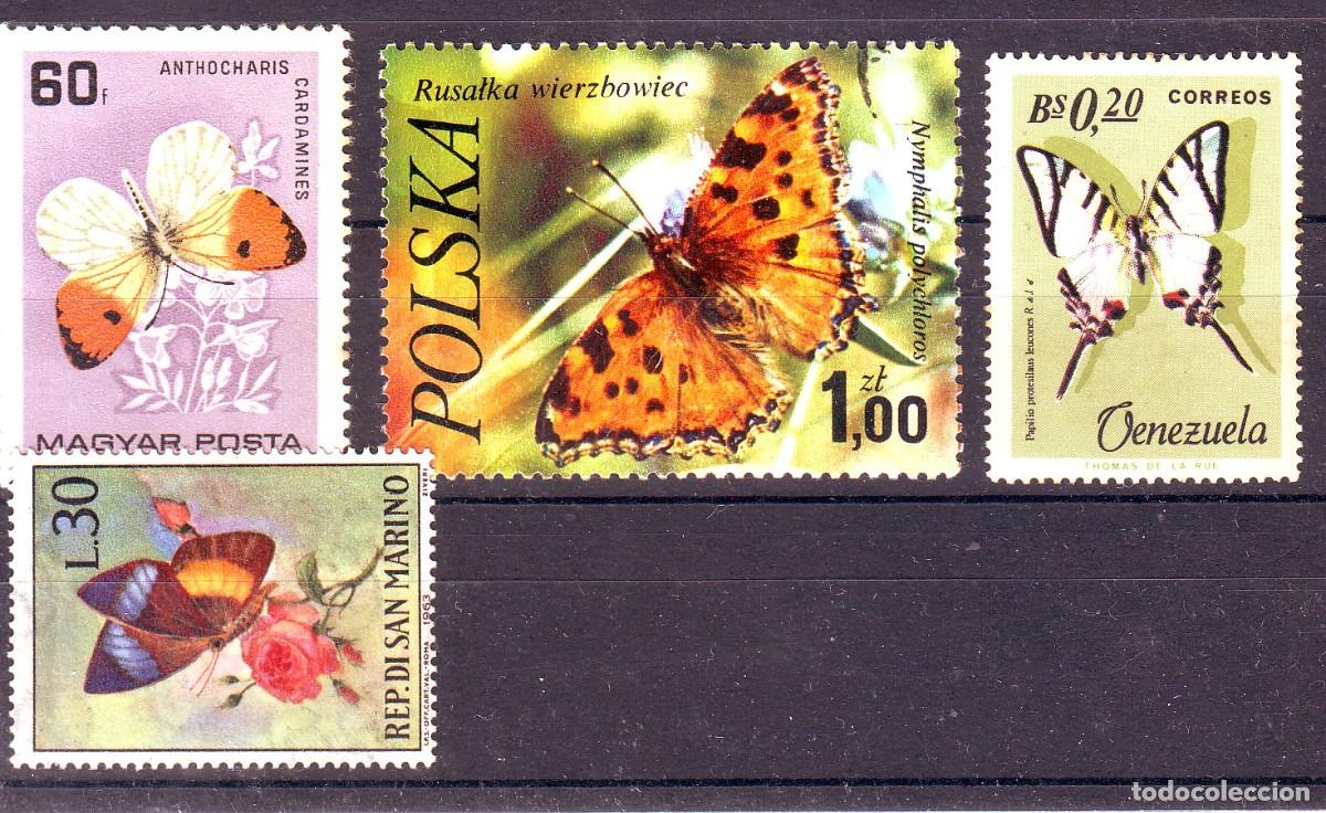 Sellos: MARIPOSAS VARIOS PAISES - Foto 1