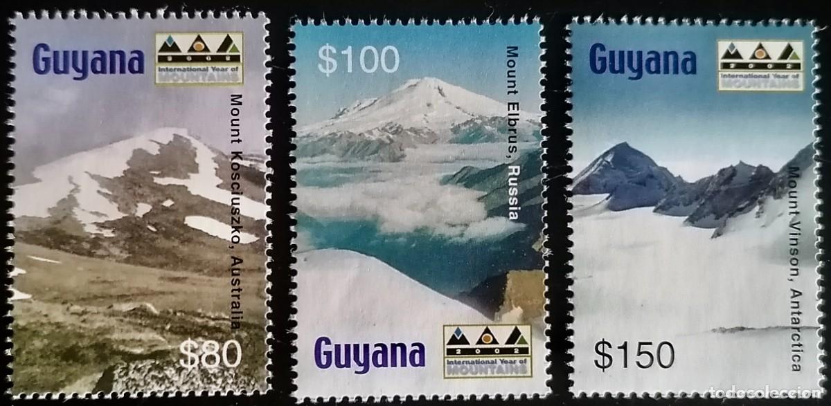 Sellos: GUYANA 2004 - A&Ntilde;O DE LAS MONTA&Ntilde;AS . - Foto 1