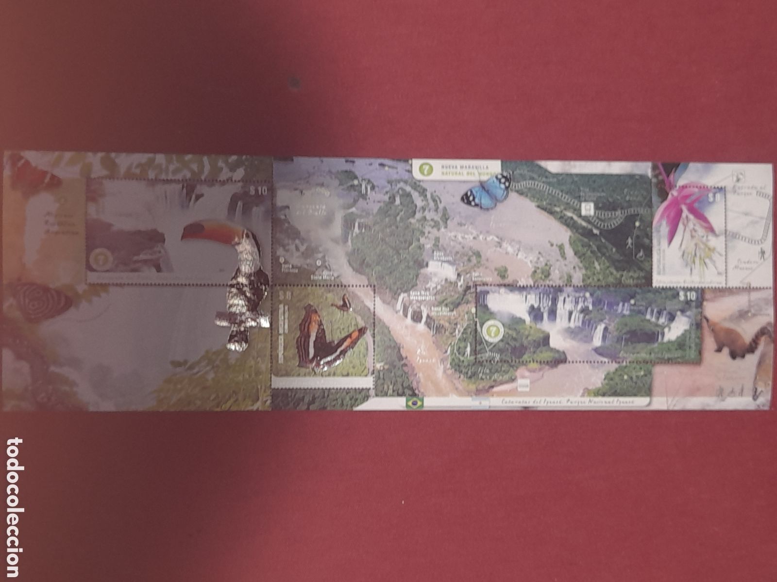 Sellos: HB Argentina nuevo 2014. Cataratas Iguazu. Naturaleza. Mariposas. Fauna. Tuco. Aves. Orqu&iacute;dea. Flora