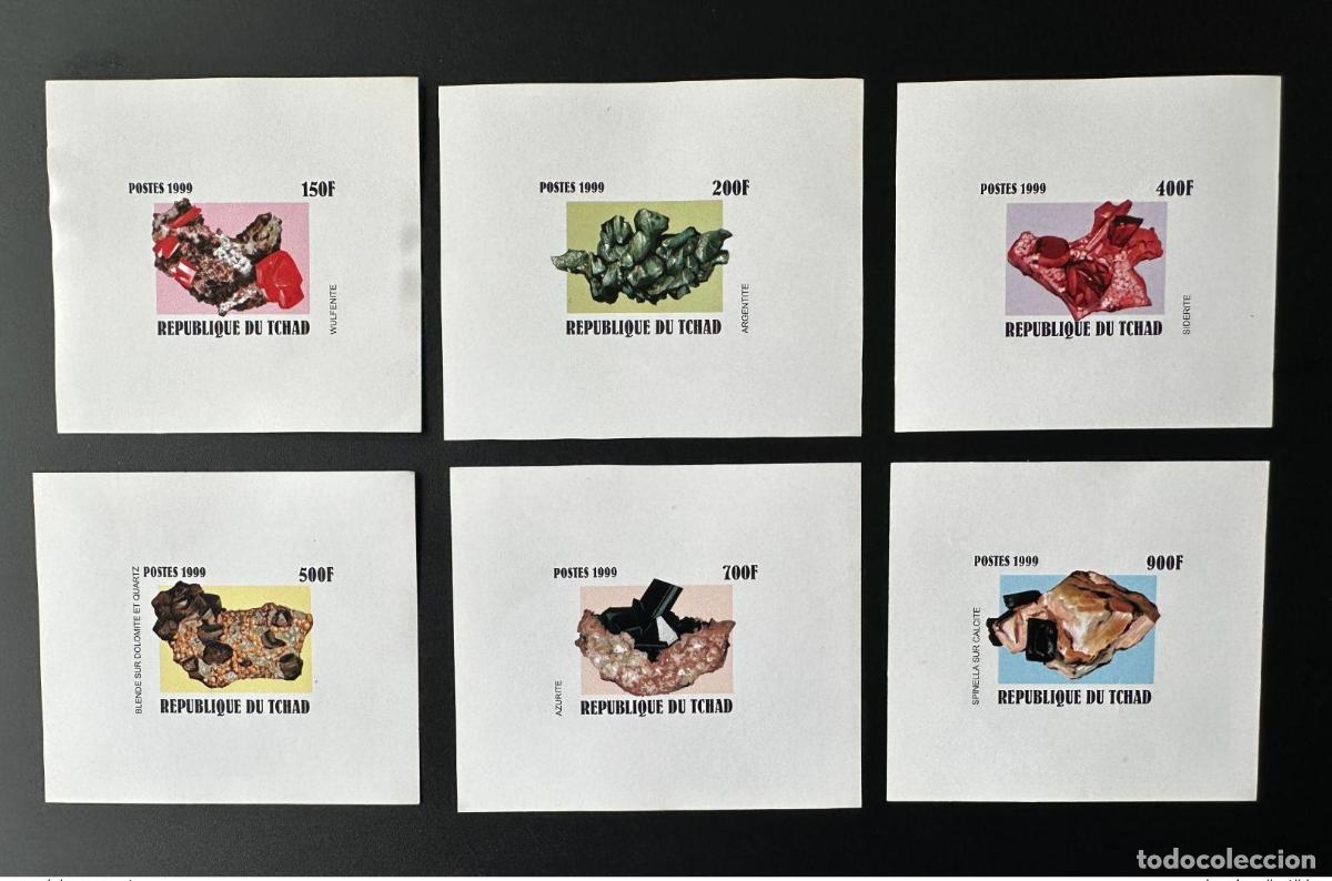 Timbres: Chad 1999/2000 Mi. 2001 - 2006 Bloques de lujo Minerales