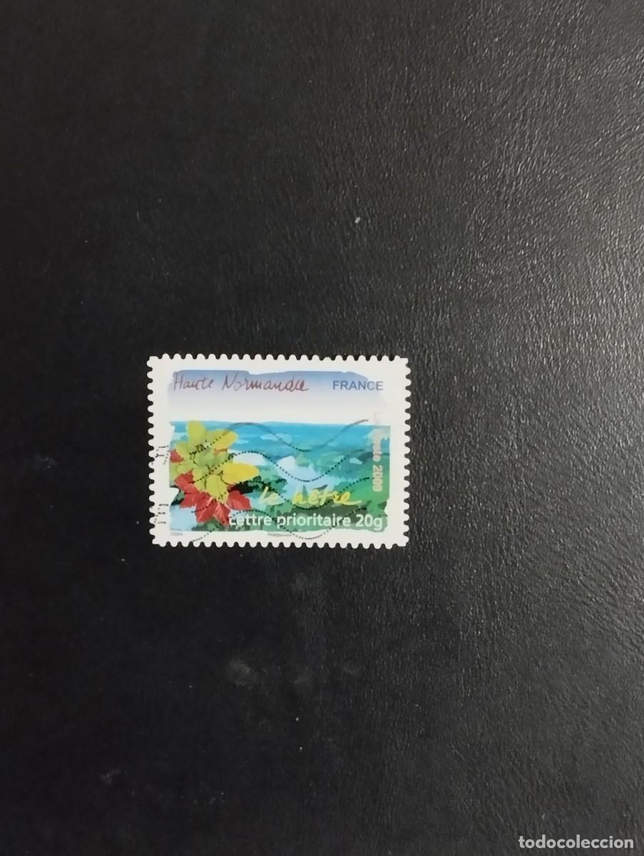 Sellos: 22.04/ Francia. Autoadhesivo. Sello en usado. Paisaje