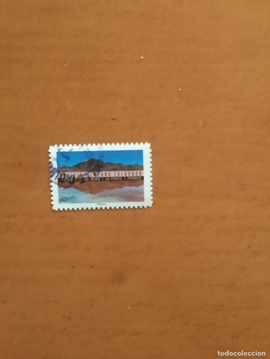 Sellos: 22.04/ Francia. Autoadhesivo. Sello en usado. Paisaje