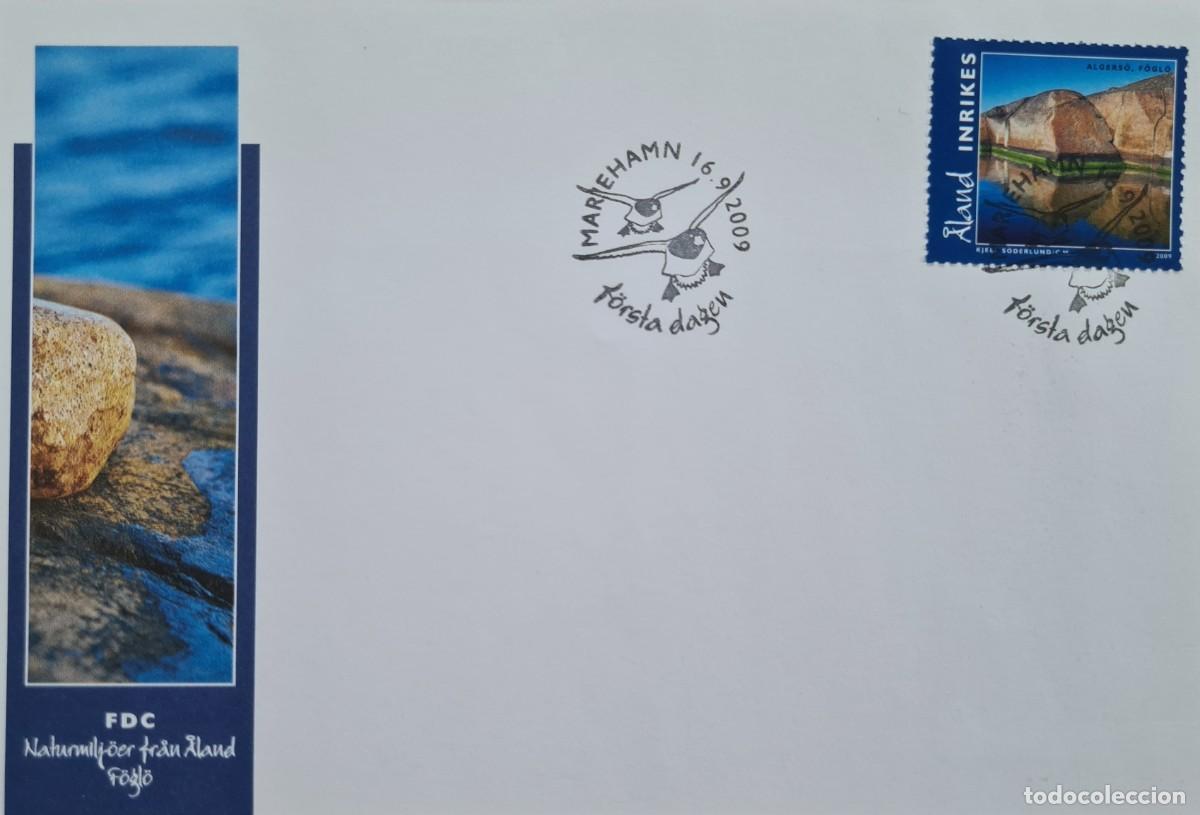 Stamps: Dos sobres de primer d&iacute;a de Aland 2009. Europa: entornos naturales