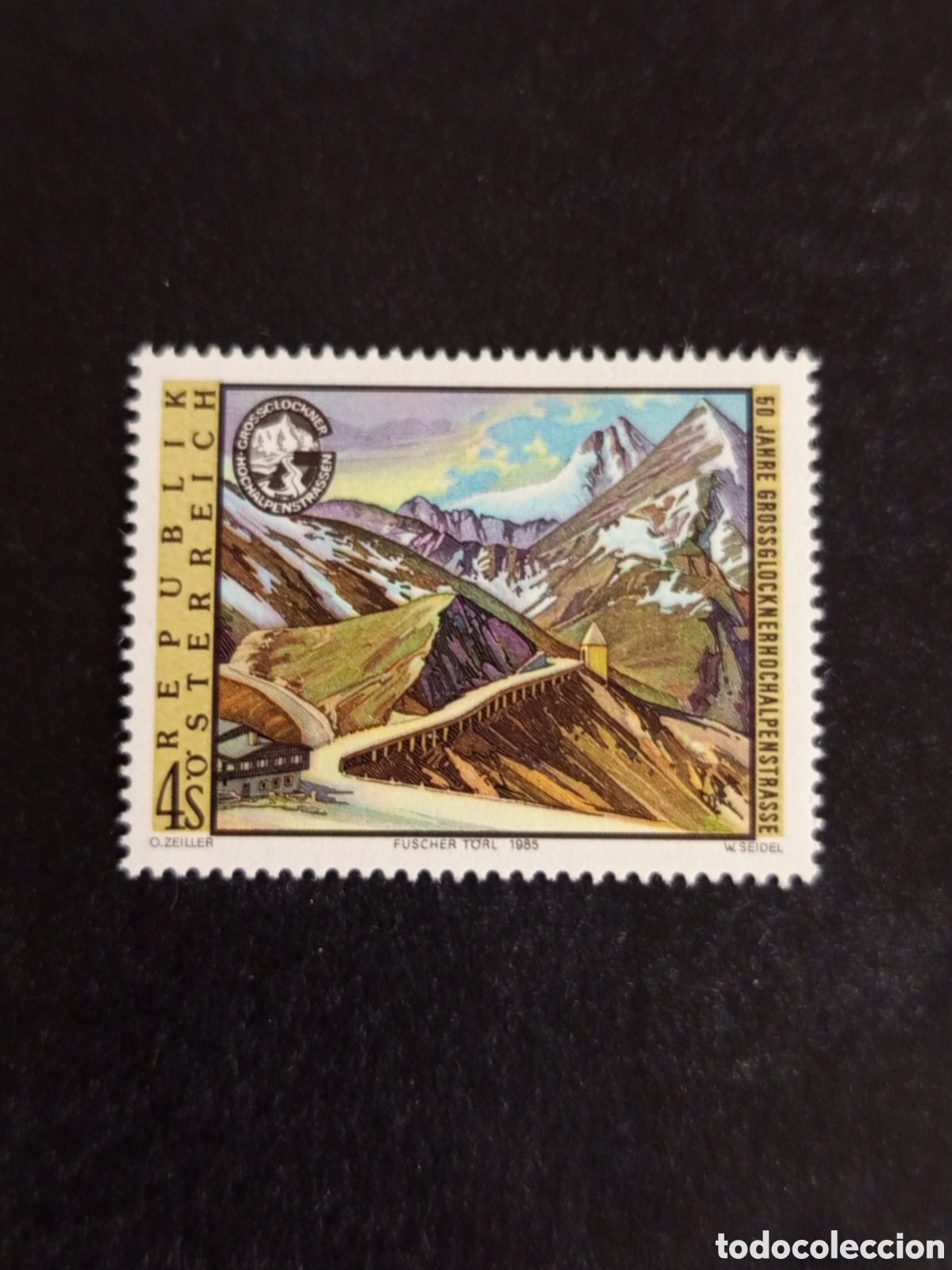 Sellos: AUSTRIA, 1985. 50 Aniversario Rural alpina de Grossglockner. Yvert 1651. Pedido m&iacute;nimo 3 &euro;. Ver foto