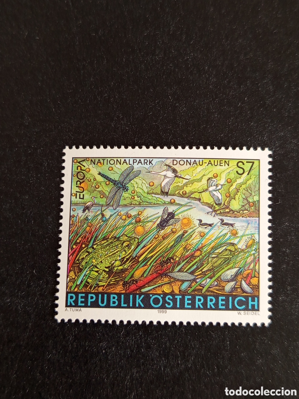 Sellos: AUSTRIA, 1999. Europa. Naturaleza . Parque Nacional Donau-Auen. Pedido m&iacute;nimo 3 &euro;. Ver fotos.