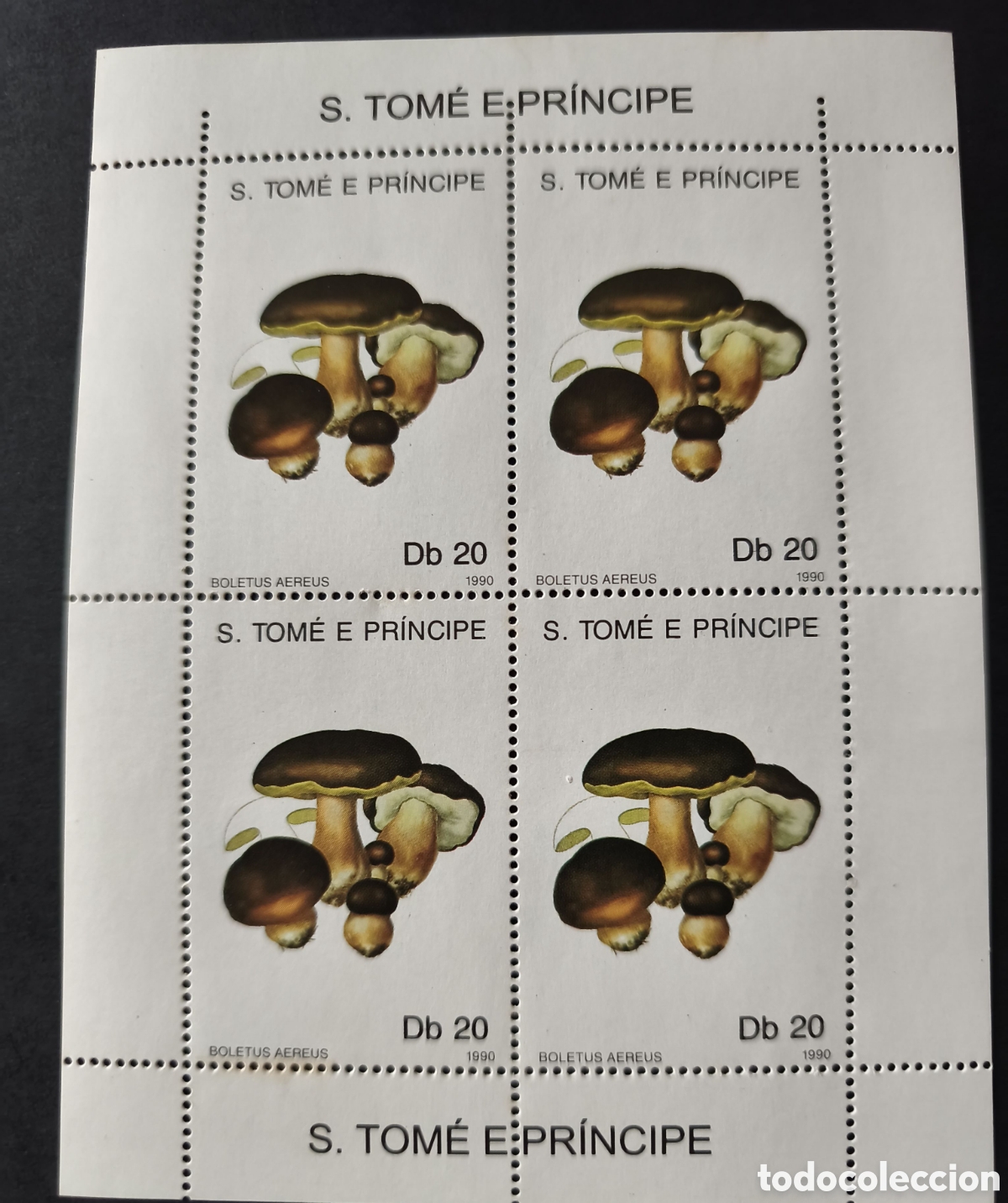 Sellos: 4 sellos de Santo Tom&eacute; e Pr&iacute;ncipe