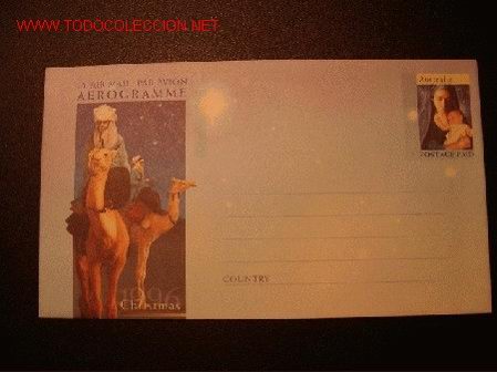 Sellos: NAVIDAD AEROGRAMA AUSTRALIA 1996 - Foto 1
