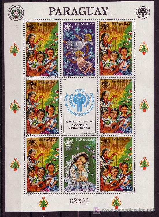 Sellos: PARAGUAY 1897/903C** - A&Ntilde;O 1981 - NAVIDAD