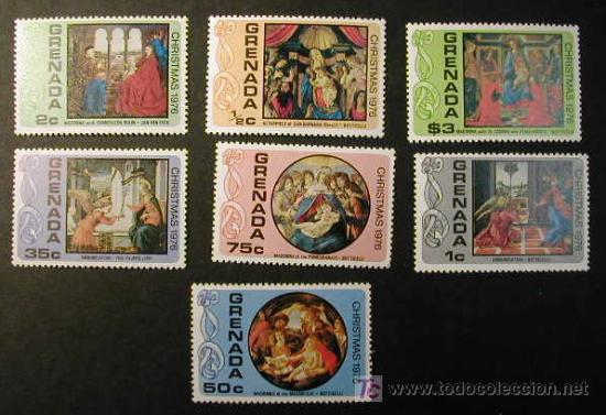 Sellos: GRENADA 1976 NAVIDAD 7 SELLOS - Foto 1