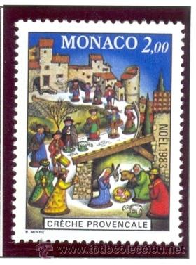 Sellos: MONACO 1983 - NAVIDAD - Yvert 1400** - Foto 1