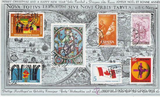 Sellos: BONITA TARJETA DEL TEMA NAVIDAD - Foto 1
