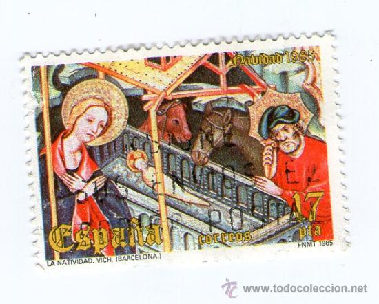 Sellos: sello / vi&ntilde;eta tematica de navidad a&ntilde;o 1985 - Foto 1