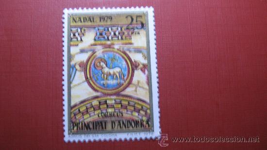 Sellos: 1979 andorra, navidad, edifil 128/9 - Foto 2