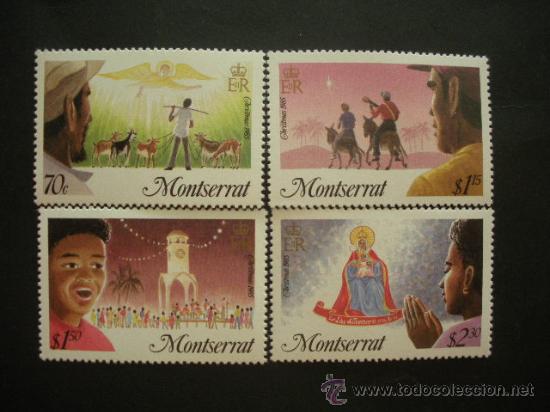 Sellos: Monserrat 1985 Ivert 596/9 *** Navidad - Foto 1