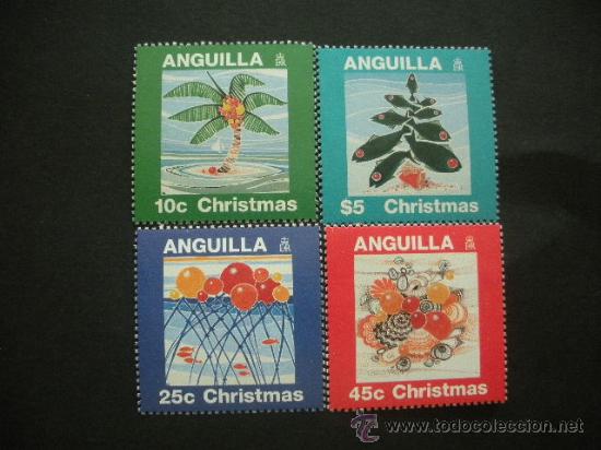 Sellos: Anguilla 1995 Ivert 872/5 *** Navidad - Composiciones - Foto 1