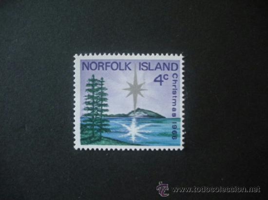Sellos: Norfolk 1966 Ivert 78 *** Navidad - Foto 1