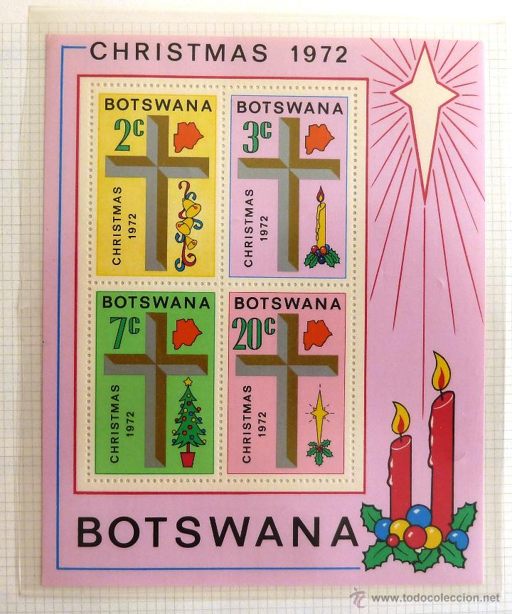 Sellos: HB BOTSWANA 1972. NAVIDAD 1972. NUEVA. - Foto 1