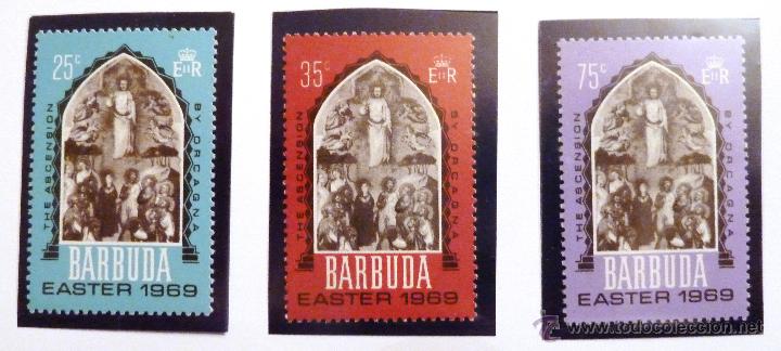 Sellos: SELLOS BARBUDA 1969. NAVIDAD. NUEVOS. - Foto 1