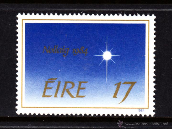 Sellos: IRLANDA 555** - A&Ntilde;O 1984 - NAVIDAD - Foto 1