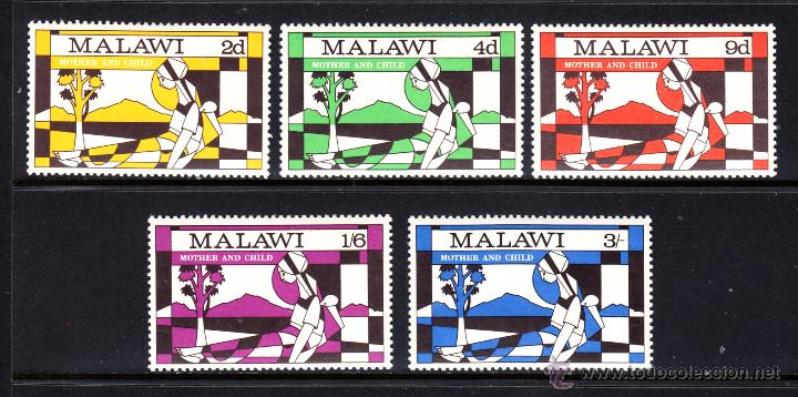 Sellos: MALAWI 138/42* - A&Ntilde;O 1970 - NAVIDAD - Foto 1