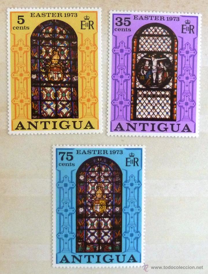 Sellos: SELLOS ANTIGUA 1973. NUEVOS. NAVIDAD. - Foto 1
