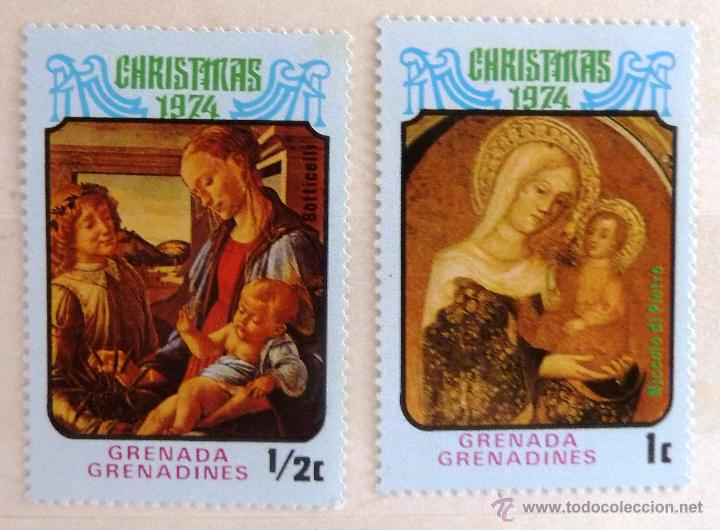 Sellos: SELLOS GRENADA 1974. NAVIDAD. NUEVO. - Foto 1