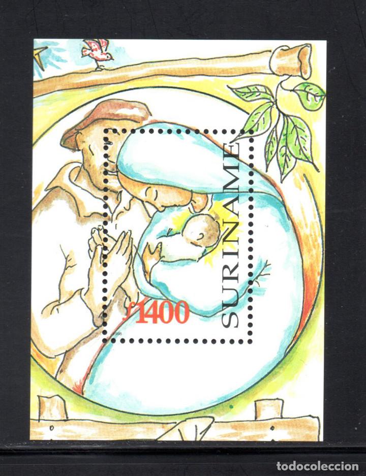 Sellos: SURINAM HB 80** - A&Ntilde;O 1998 - NAVIDAD - Foto 1