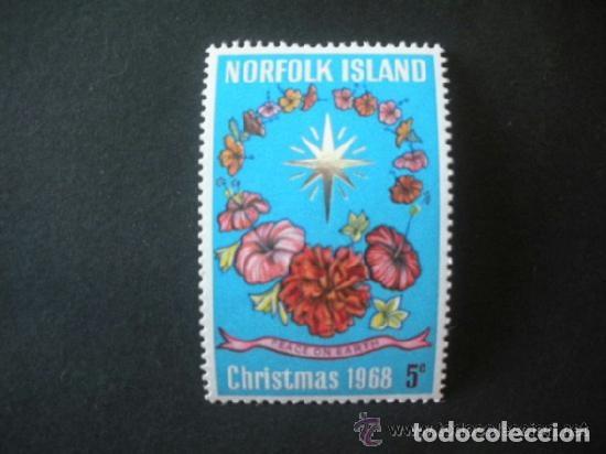 Sellos: Norfolk 1968 Ivert 100 *** Navidad - Foto 1