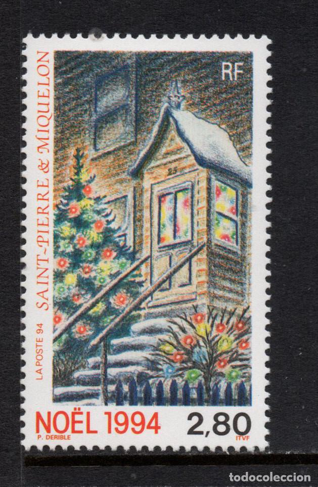 Sellos: SAN PIERRE 608** - A&Ntilde;O 1994 - NAVIDAD - Foto 1
