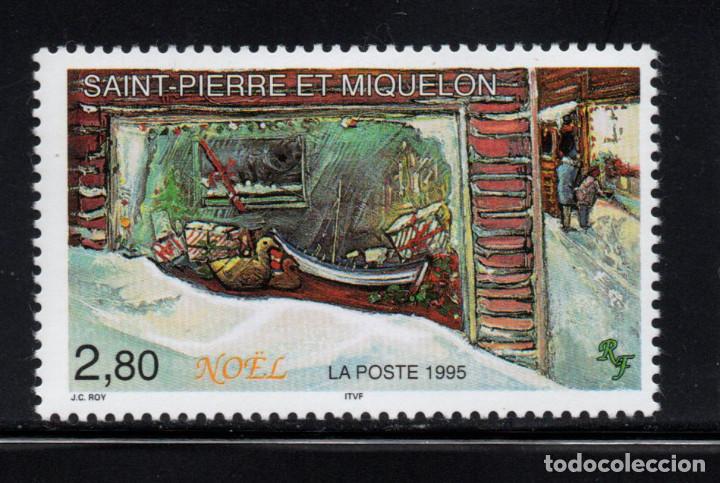 Sellos: SAN PIERRE 623** - A&Ntilde;O 1995 - NAVIDAD - Foto 1