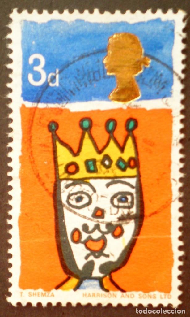 Sellos: 1966 Gran Breta&ntilde;a Rey mago - Foto 1