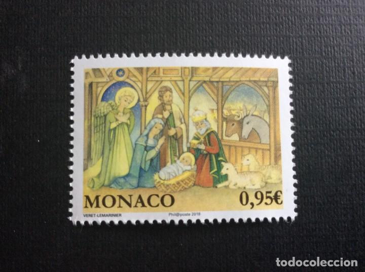 Sellos: MONACO  A&Ntilde;O 2018. NAVIDAD - Foto 1