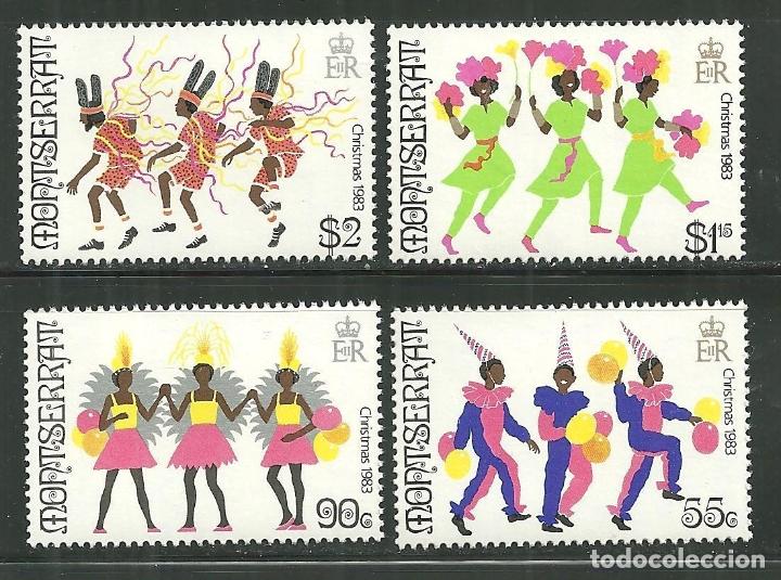 Sellos: Monserrat 1983 Ivert 527/30 *** Carnaval de Navida - Folklore - Foto 1