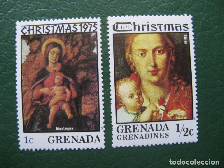 Sellos: grenada, 1975 2 sellos de navidad - Foto 1
