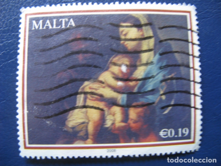 Sellos: malta, 2008 sello usado, tema navidad - Foto 1