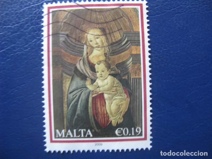 Sellos: malta, 2009, sello usado, tema navidad - Foto 1