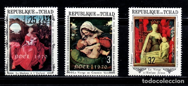 Sellos: SELLOS NAVIDAD TCHAD 1970 1v. B - Foto 1