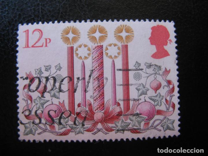 Sellos: -inglaterra, navidad, sello usado - Foto 1