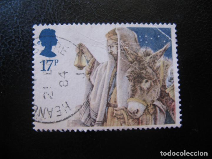 Sellos: -inglaterra, navidad, sello usado - Foto 1