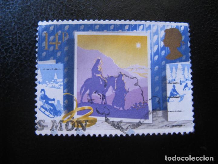 Sellos: -inglaterra, navidad, sello usado - Foto 1