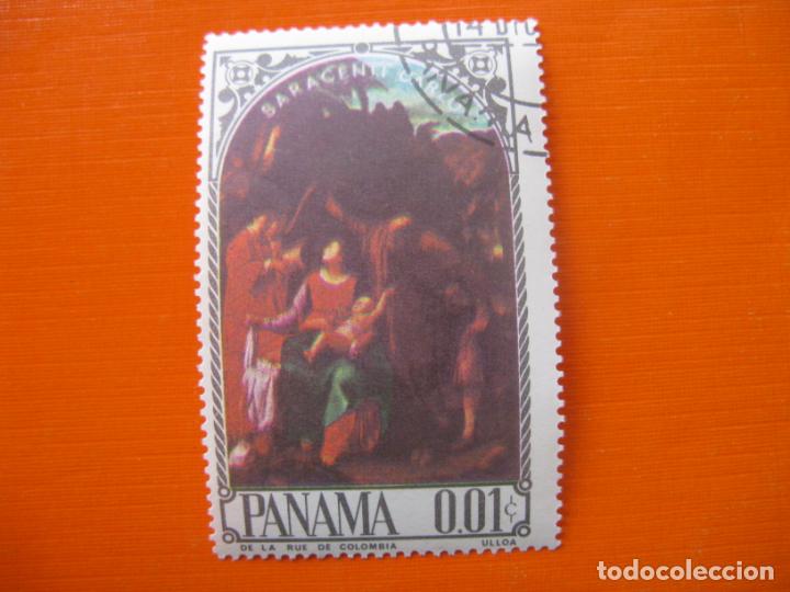 Sellos: panama, sello usado tema navidad - Foto 1