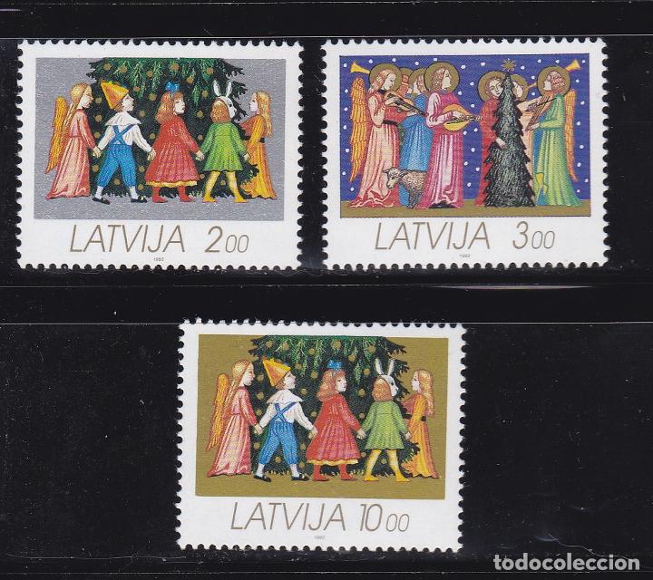 Sellos: NAVIDAD211 LETONIA 1992 NUEVO ** MNH - Foto 1