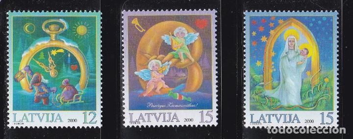 Sellos: NAVIDAD388 LETONIA 2000 NUEVO ** MNH - Foto 1