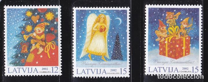 Sellos: NAVIDAD446 LETONIA 2002 NUEVO ** MNH - Foto 1