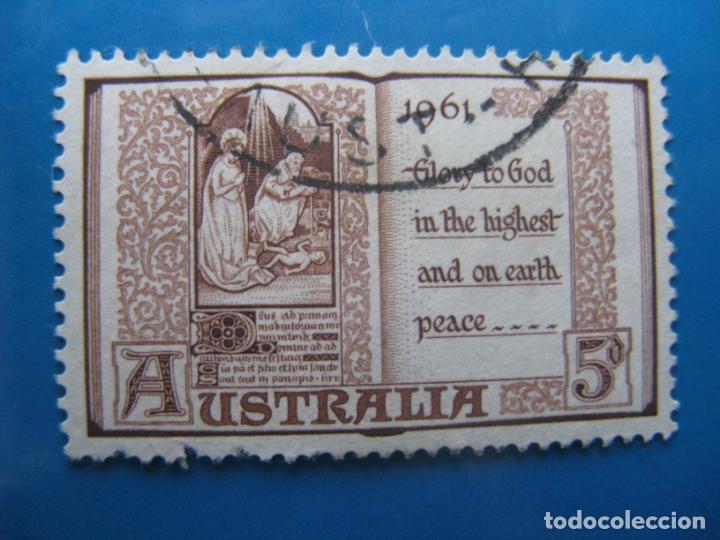 Sellos: +australia 1961, navidad, Yvert 276 - Foto 1