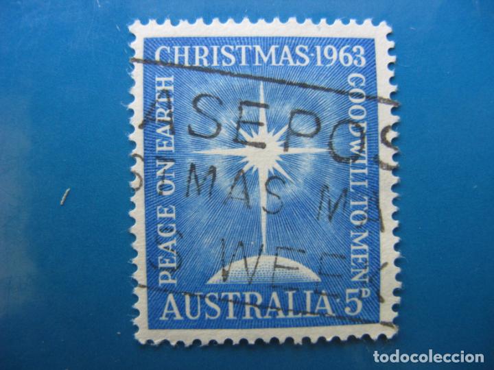 Sellos: +australia 1963, navidad, Yvert 305 - Foto 1