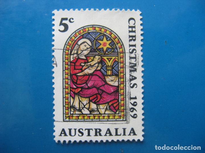 Sellos: +australia 1969, navidad, Yvert 392 - Foto 1
