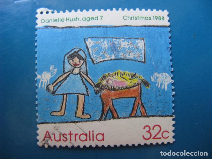 Sellos: +australia 1988, navidad, Yvert 1103 - Foto 1