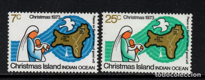 Sellos: CHRISTMAS 59/60** - A&Ntilde;O 1973 - NAVIDAD - Foto 1