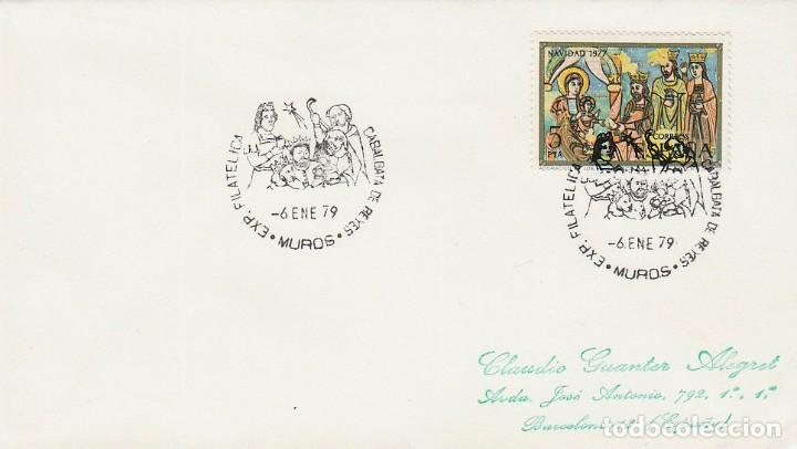 Sellos: A&Ntilde;O 1979, CABALGATA DE REYES, MATASELLO DE MUROS (LA CORU&Ntilde;A) - Foto 1
